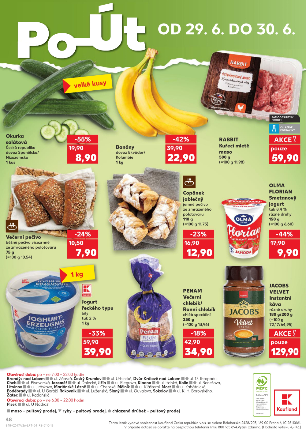 Leták Kaufland leták Jičín - strana 48