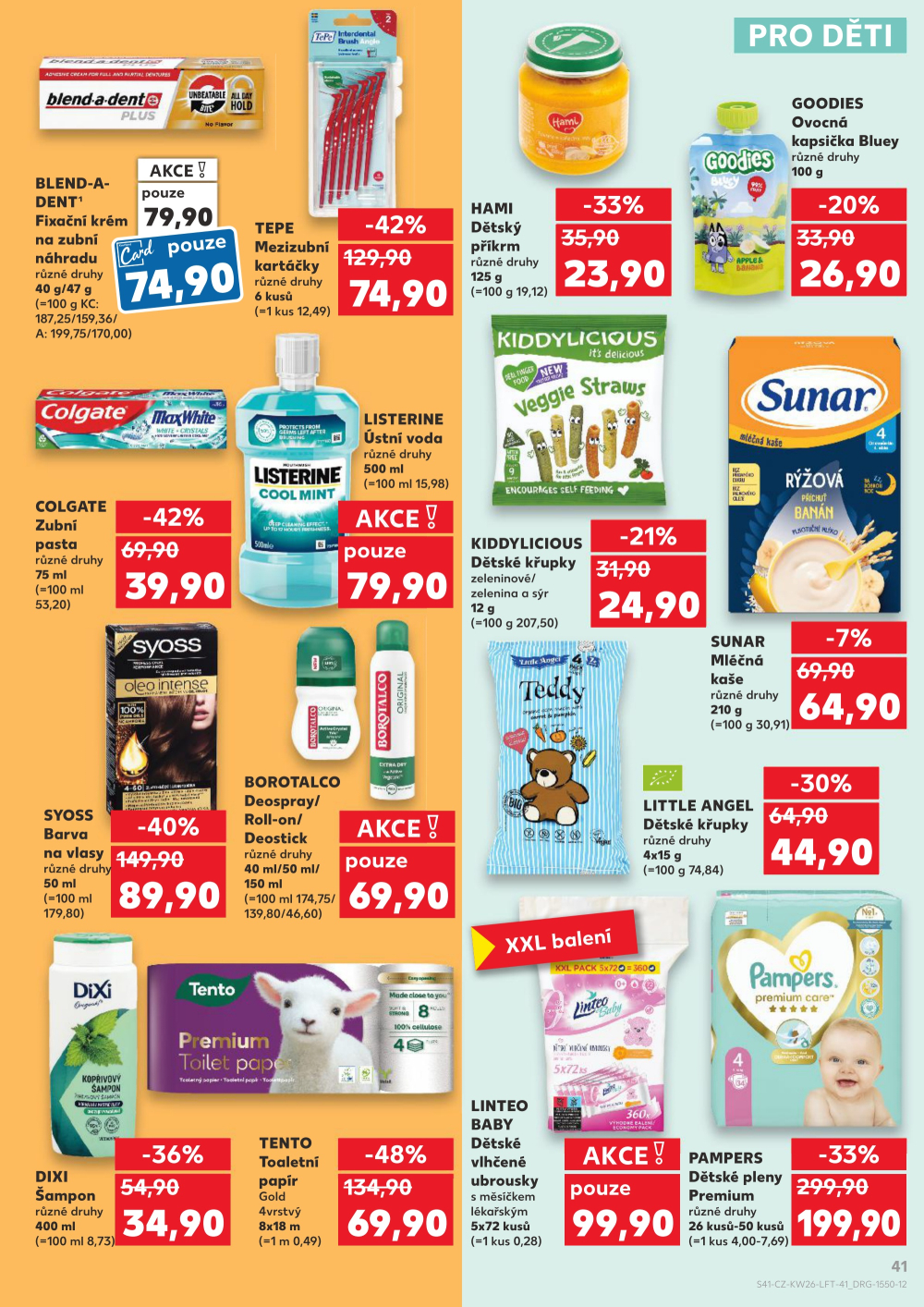 Leták Kaufland leták Zábřeh - strana 41