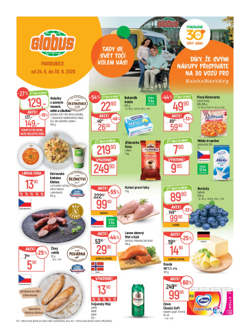 Globus leták Pardubice