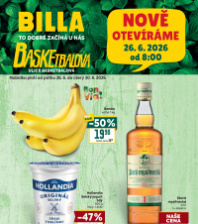 Akční leták BILLA  - Opava, Basketbalová