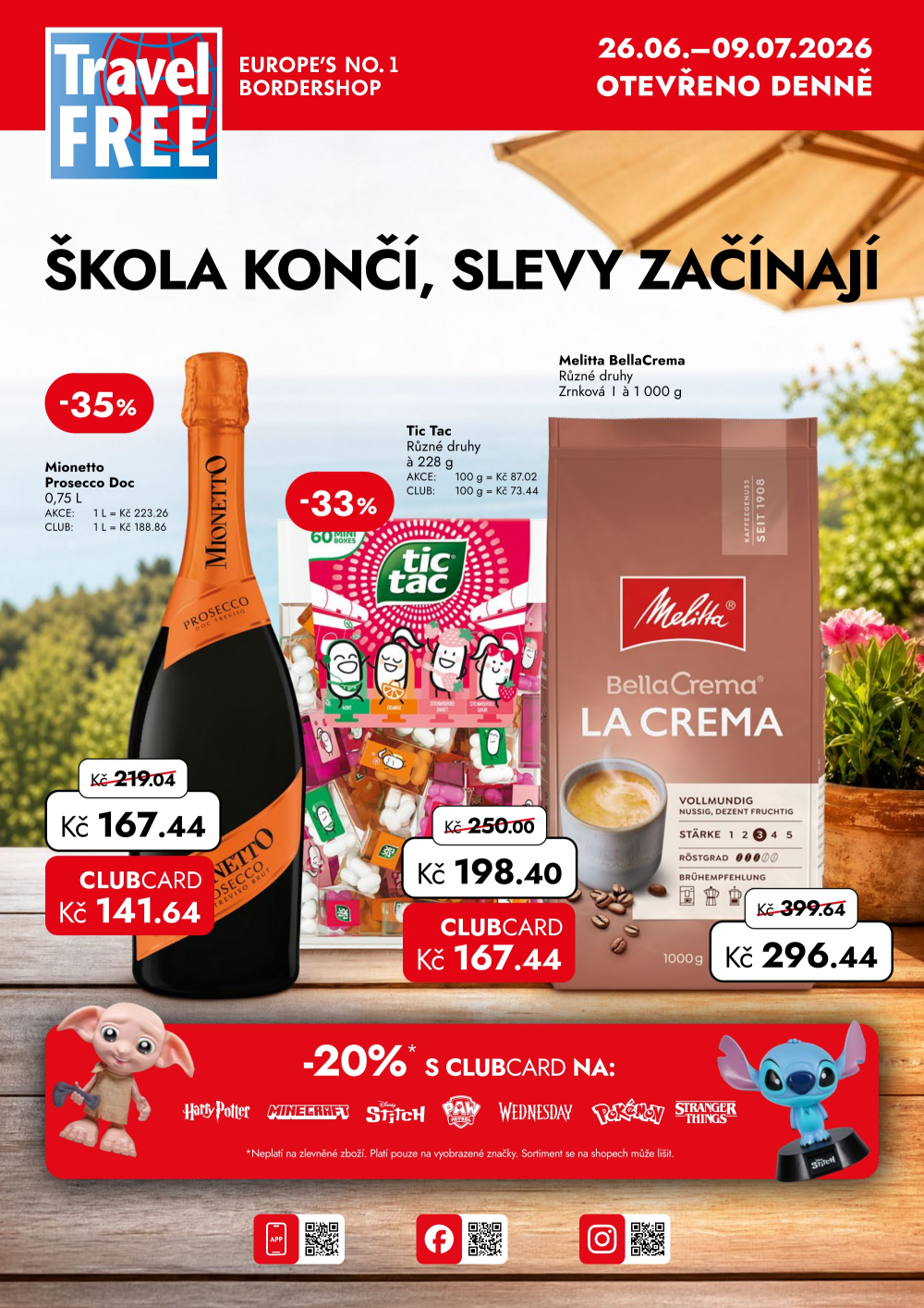 Leták TRAVEL FREE leták - strana 1