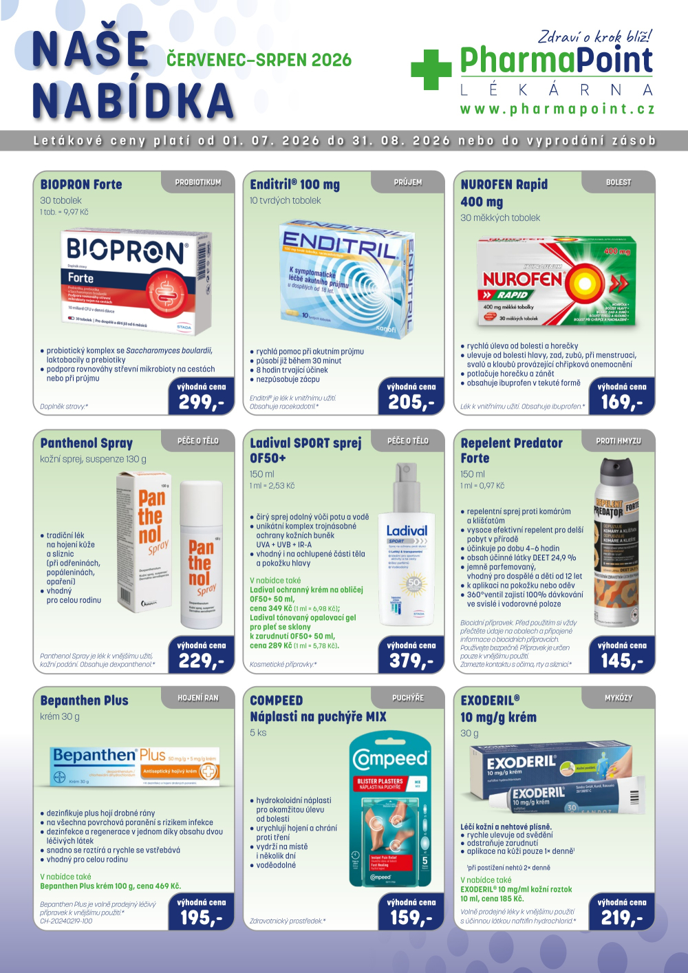 Leták PharmaPoint leták A - strana 1