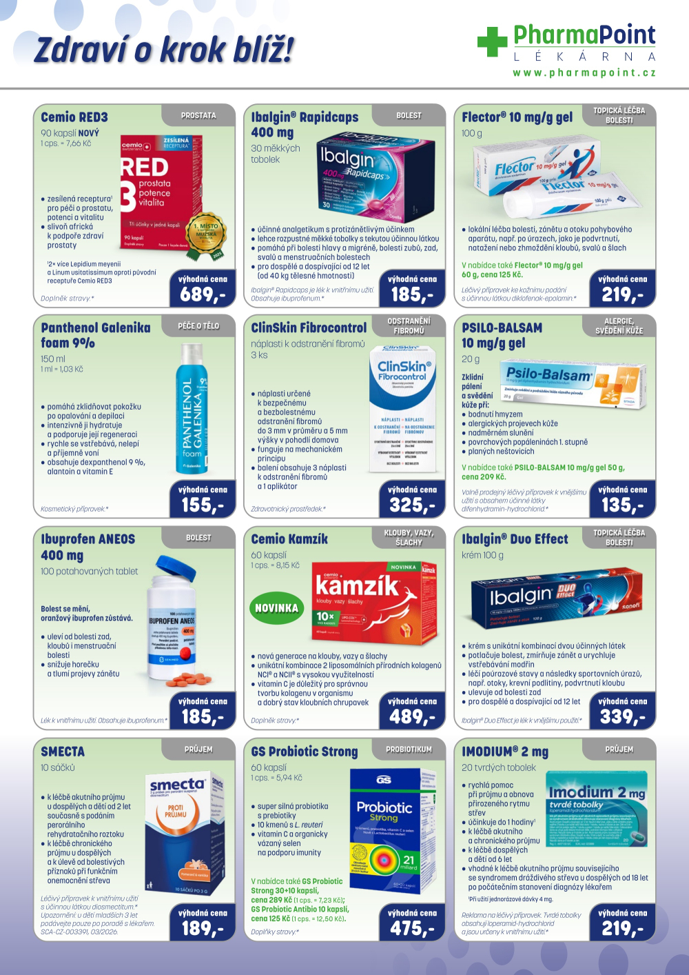 Leták PharmaPoint leták B - strana 3