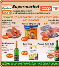 Akční leták COOP Jednota Nymburk Supermarket 