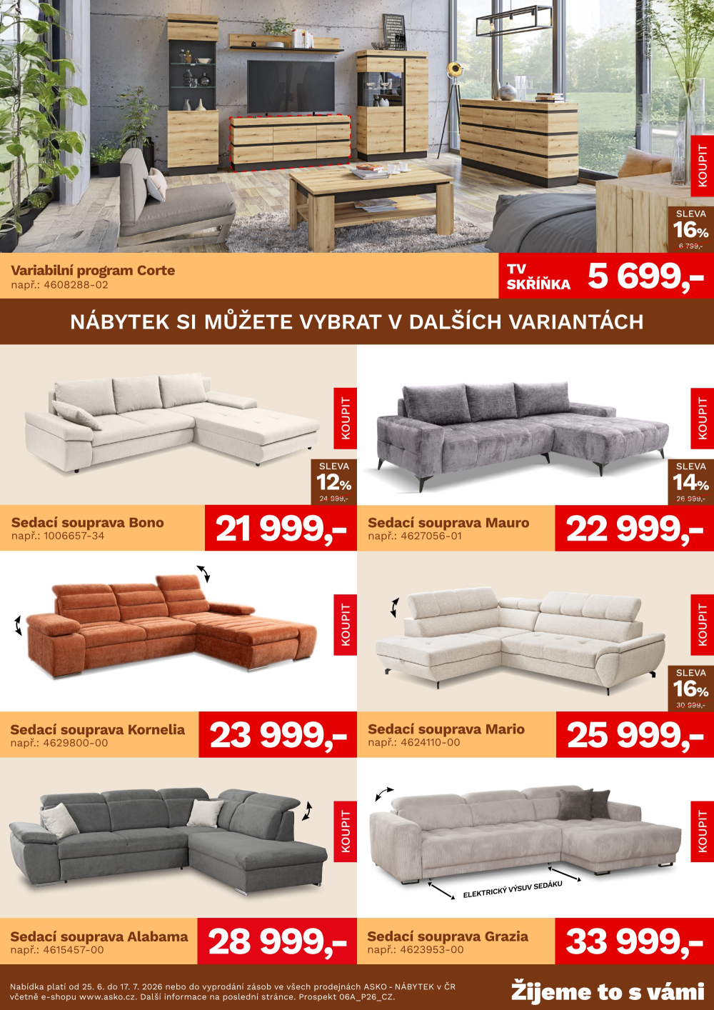Leták ASKO nábytek leták - Akční nabídka - strana 2