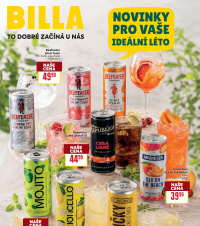 Akční leták BILLA   - Novinky pro vaše ideální léto