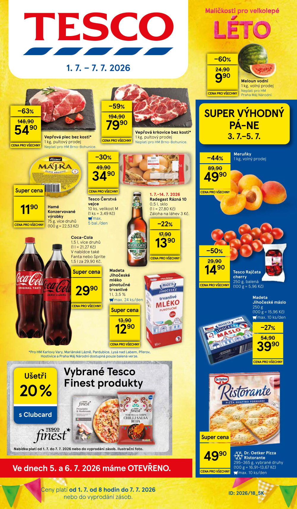 Leták Tesco hypermarket leták - strana 1