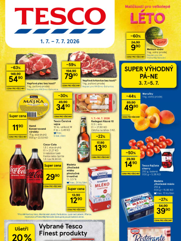 Tesco hypermarket leták