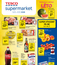 Akční leták Tesco supermarket 