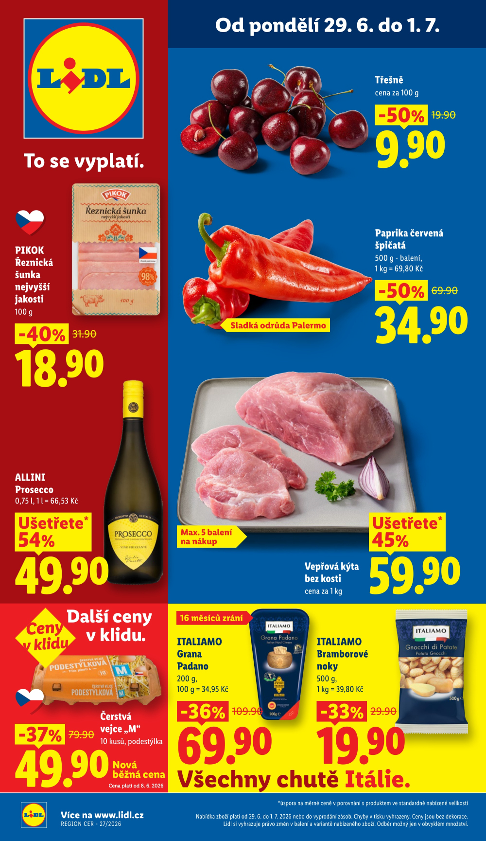 Leták Lidl leták od pondělí - strana 1