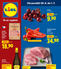 Akční leták Lidl  od pondělí