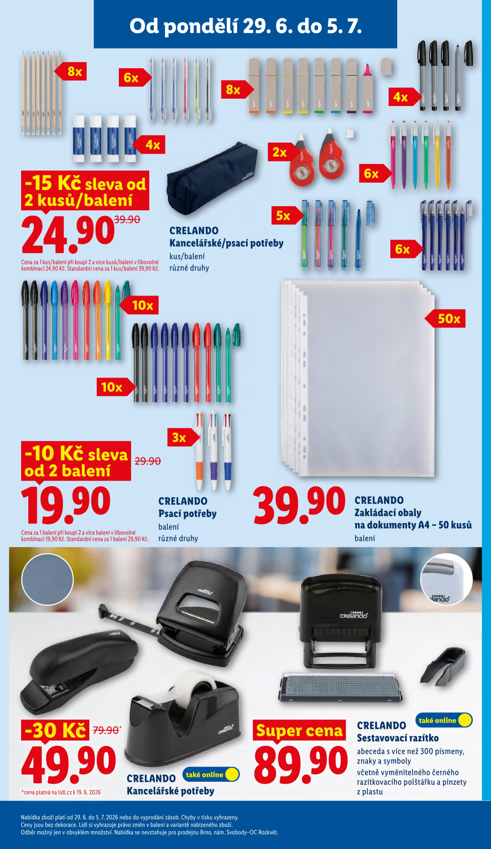 Leták Lidl leták - Nabídka spotřebního zboží - strana 15