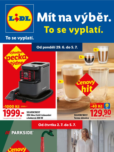 Lidl leták - Nabídka spotřebního zboží