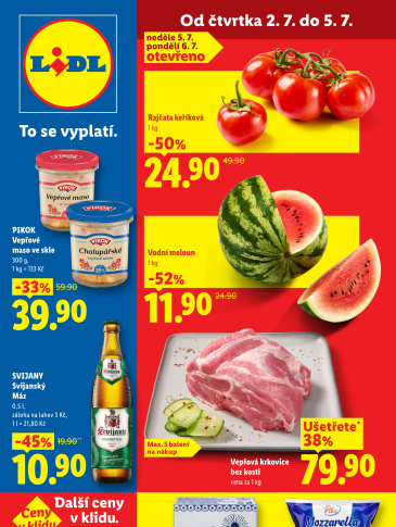 Lidl leták od čtvrtka
