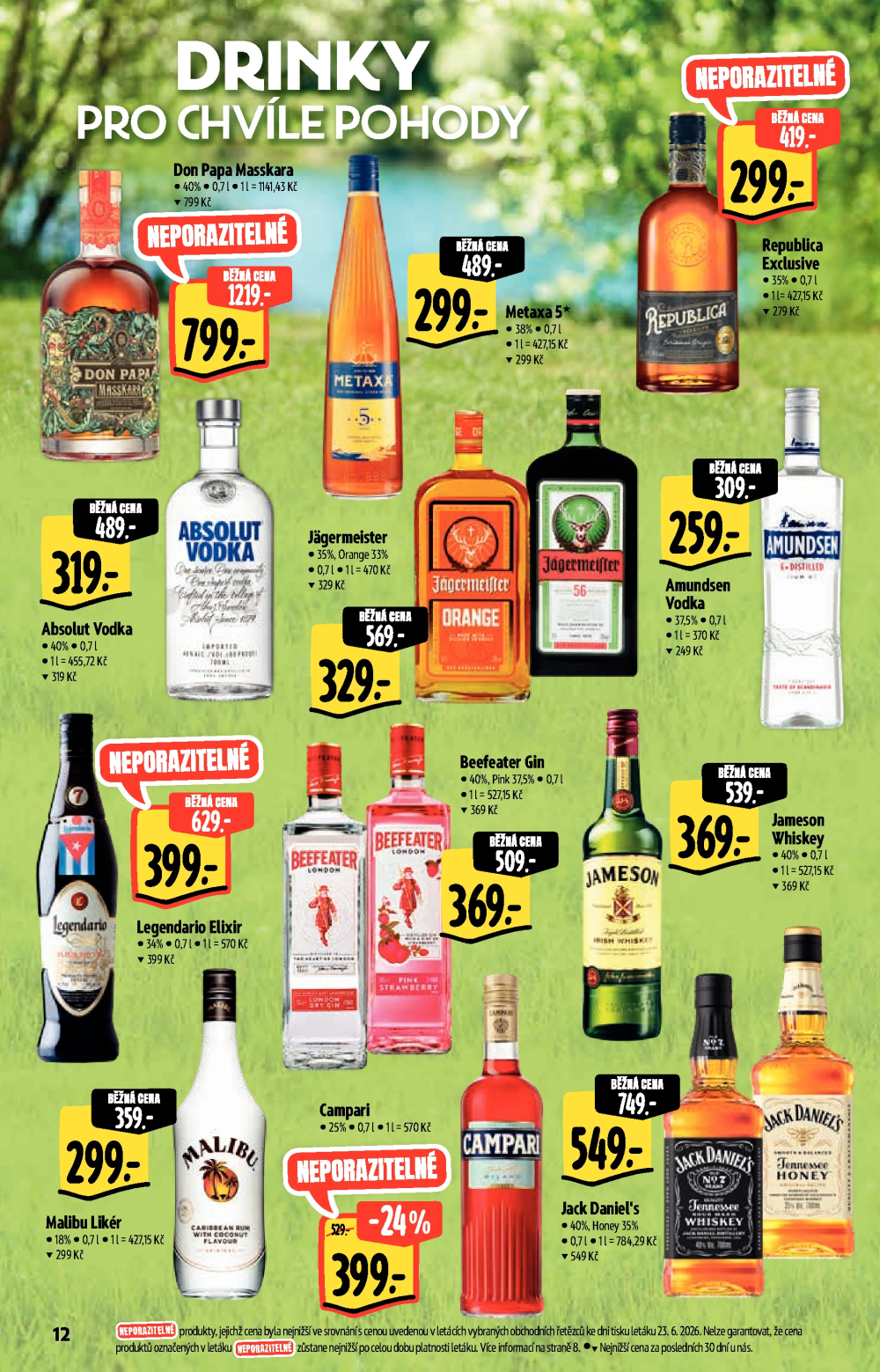 Leták Albert Supermarket leták - Neporazitelné léto - strana 12