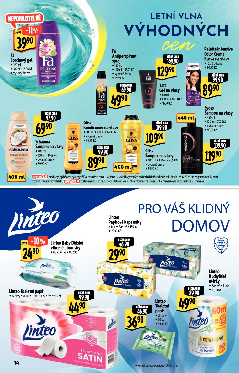 Leták Albert Supermarket leták - Neporazitelné léto - strana 14