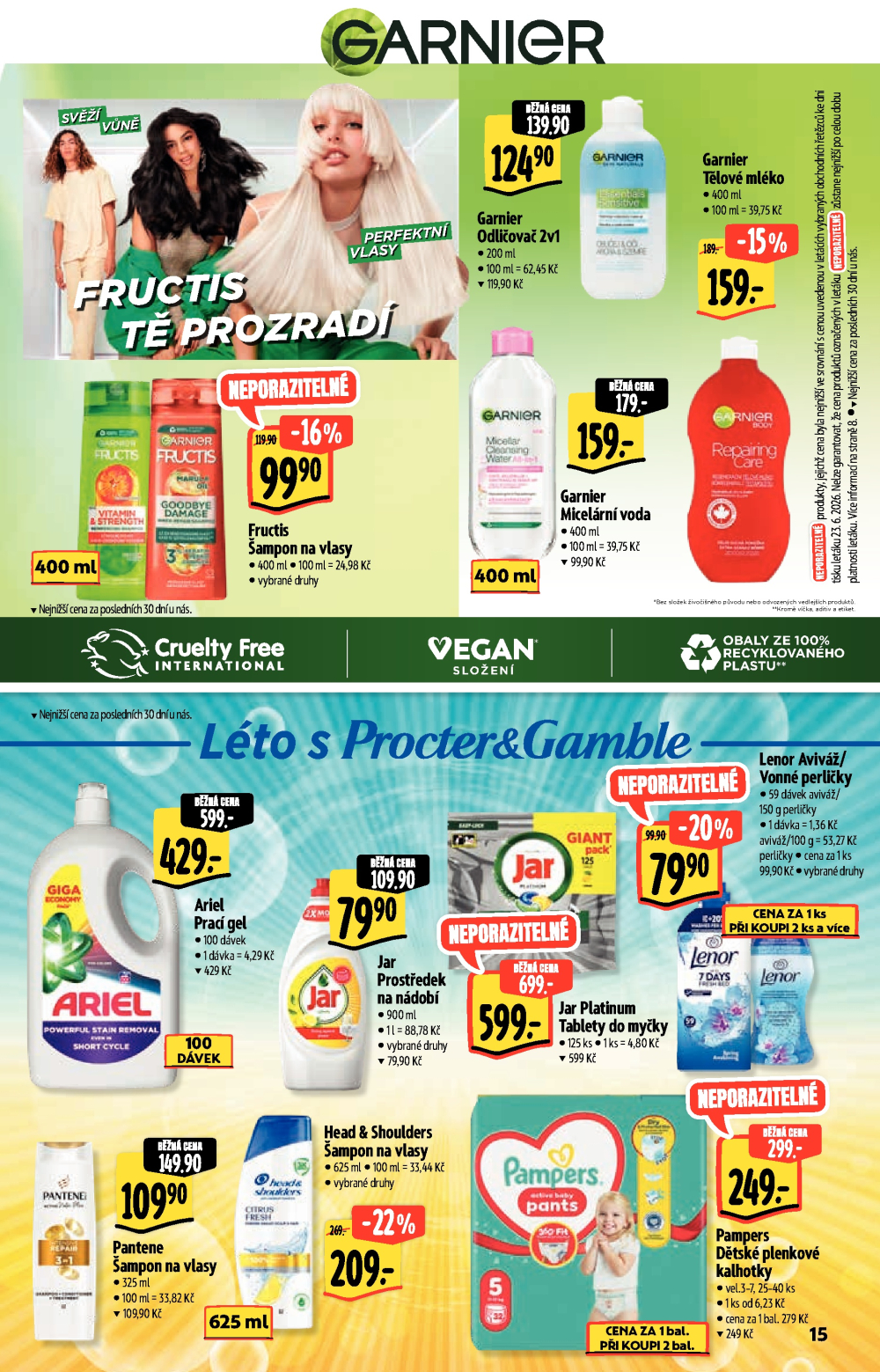 Leták Albert Supermarket leták - Neporazitelné léto - strana 15
