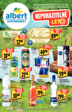Albert Supermarket leták - Neporazitelné léto