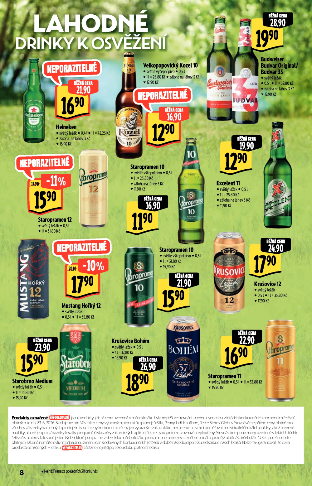 Leták Albert Supermarket leták - Neporazitelné léto - strana 8