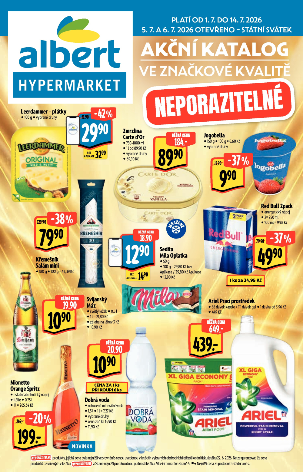 Leták Albert Hypermarket leták - Akční katalog - strana 1