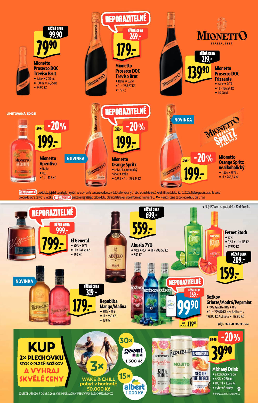 Leták Albert Hypermarket leták - Akční katalog - strana 9