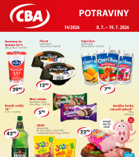 Akční leták CBA Potraviny 