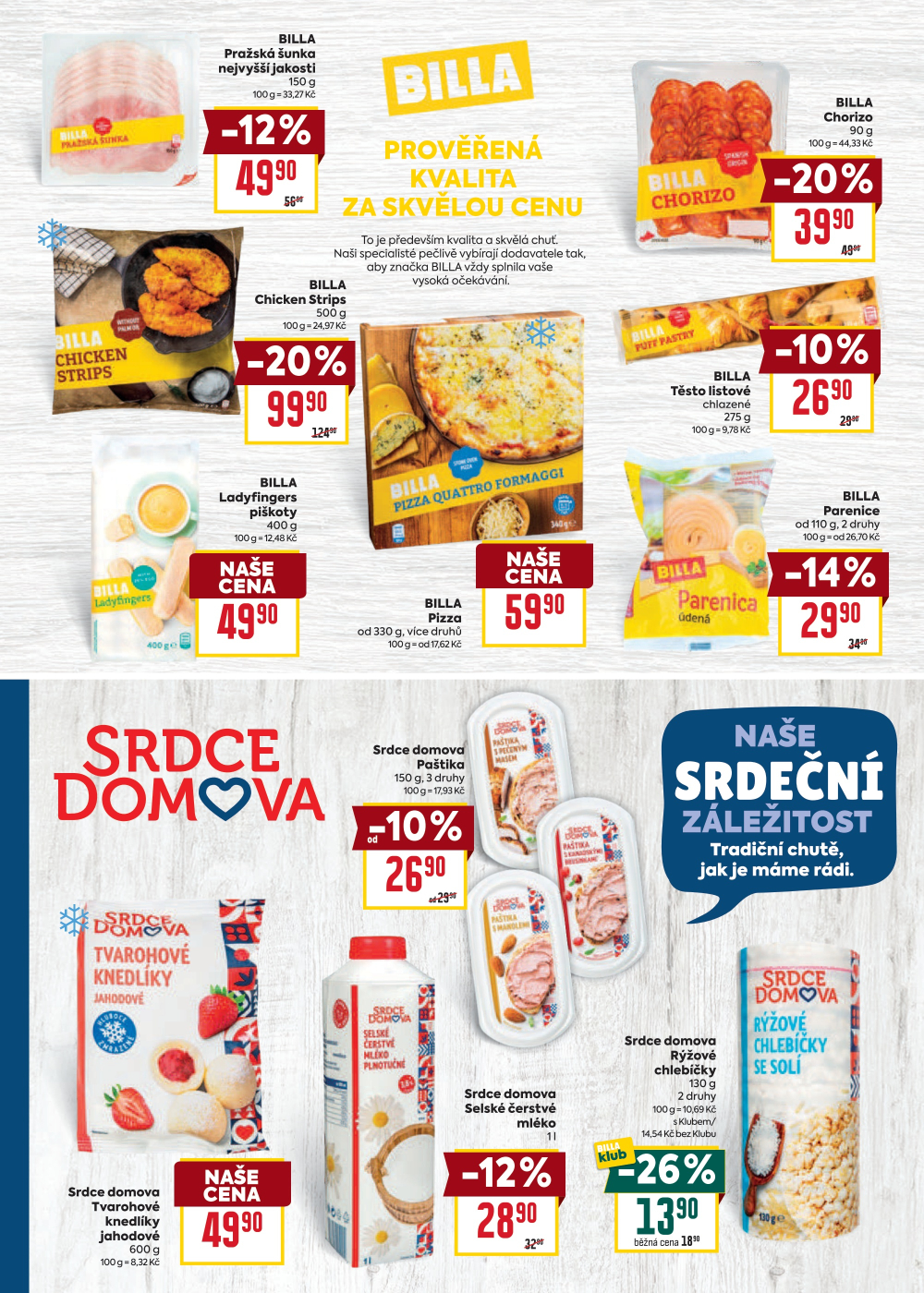 Leták BILLA  leták - Pestrý výběr chutí pro každého - strana 12