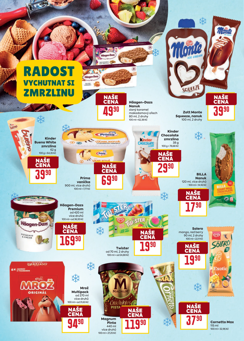 Leták BILLA  leták - Pestrý výběr chutí pro každého - strana 18