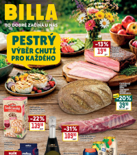 Akční leták BILLA   - Pestrý výběr chutí pro každého