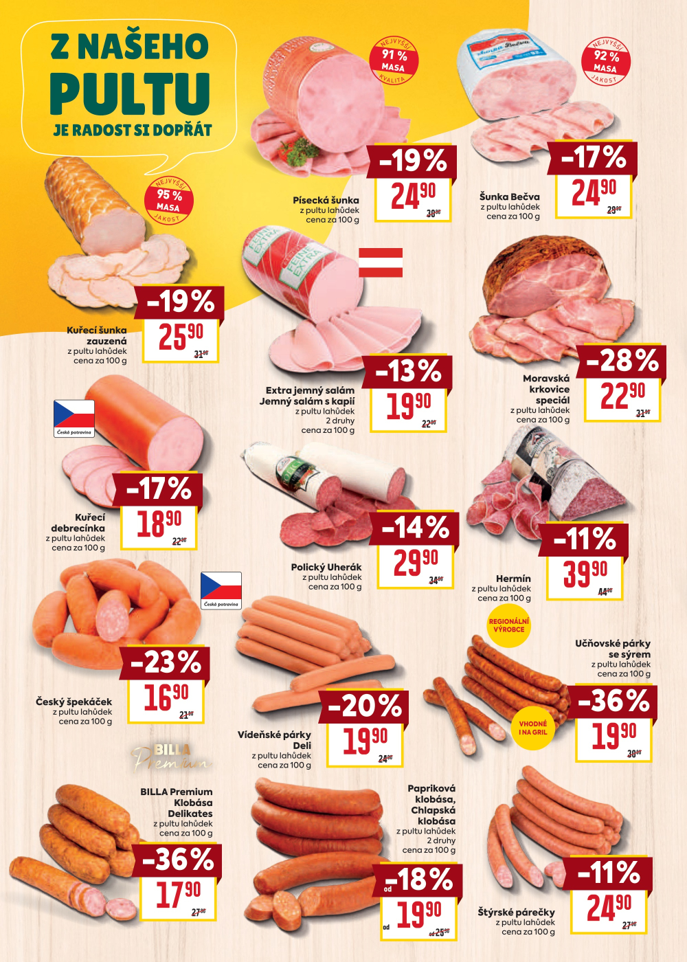 Leták BILLA  leták - Pestrý výběr chutí pro každého - strana 8