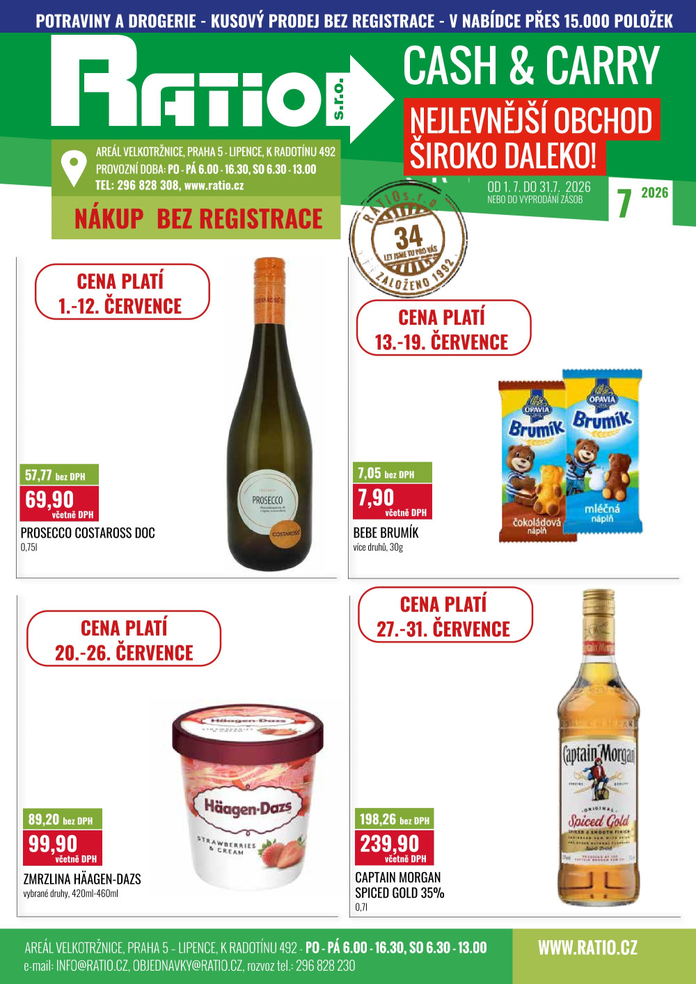 Leták Ratio leták - strana 1