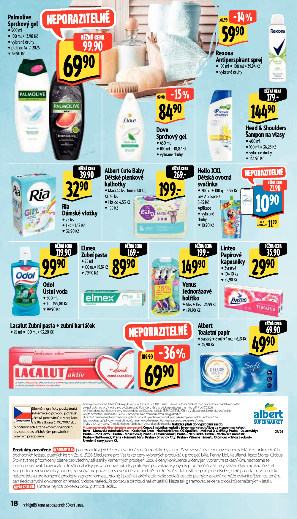 Leták Albert Supermarket leták - strana 26