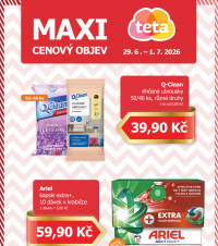 Akční leták Teta drogerie - Maxi cenový objev