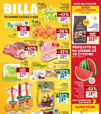 Akční leták BILLA velký 