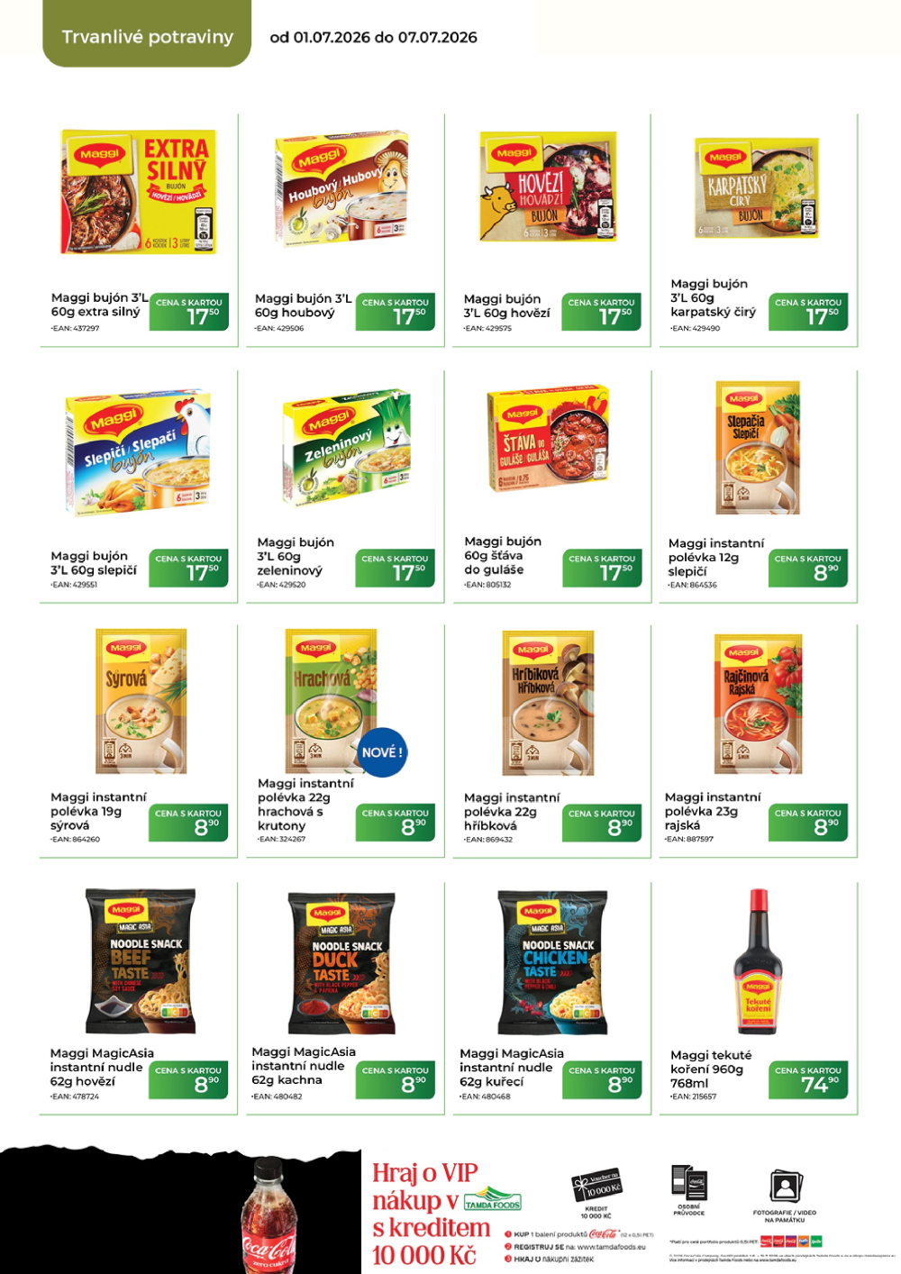 Leták TAMDA FOODS leták - strana 35