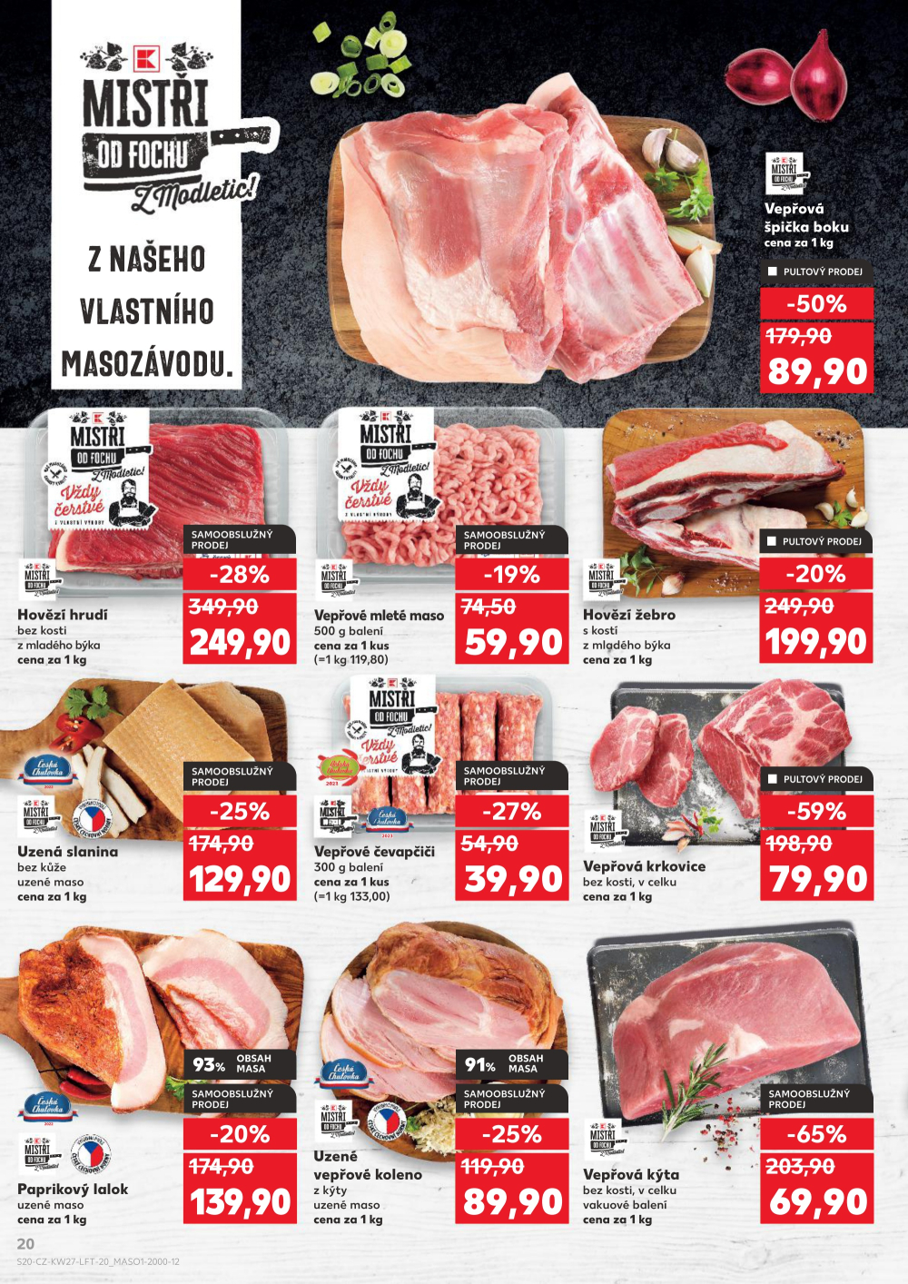 Leták Kaufland leták Ostrava - Zábřeh - strana 20