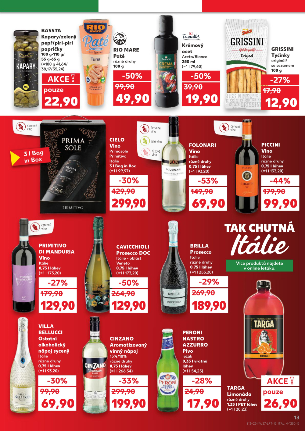 Leták Kaufland leták Praha 6 - Podbaba - strana 13