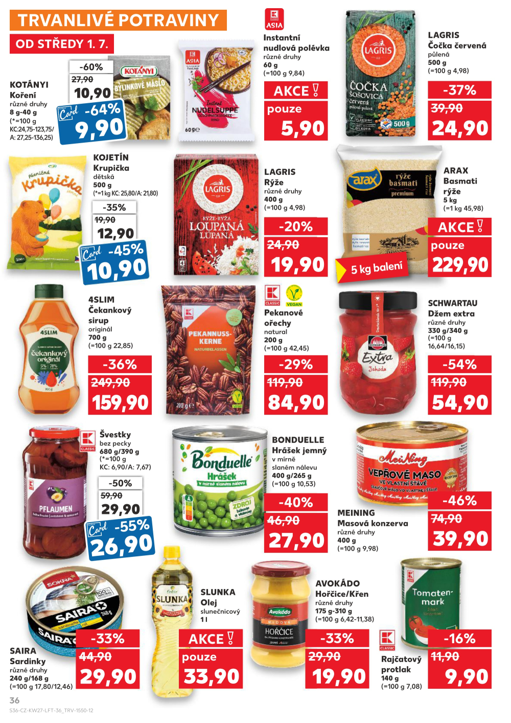 Leták Kaufland leták Praha 6 - Podbaba - strana 36