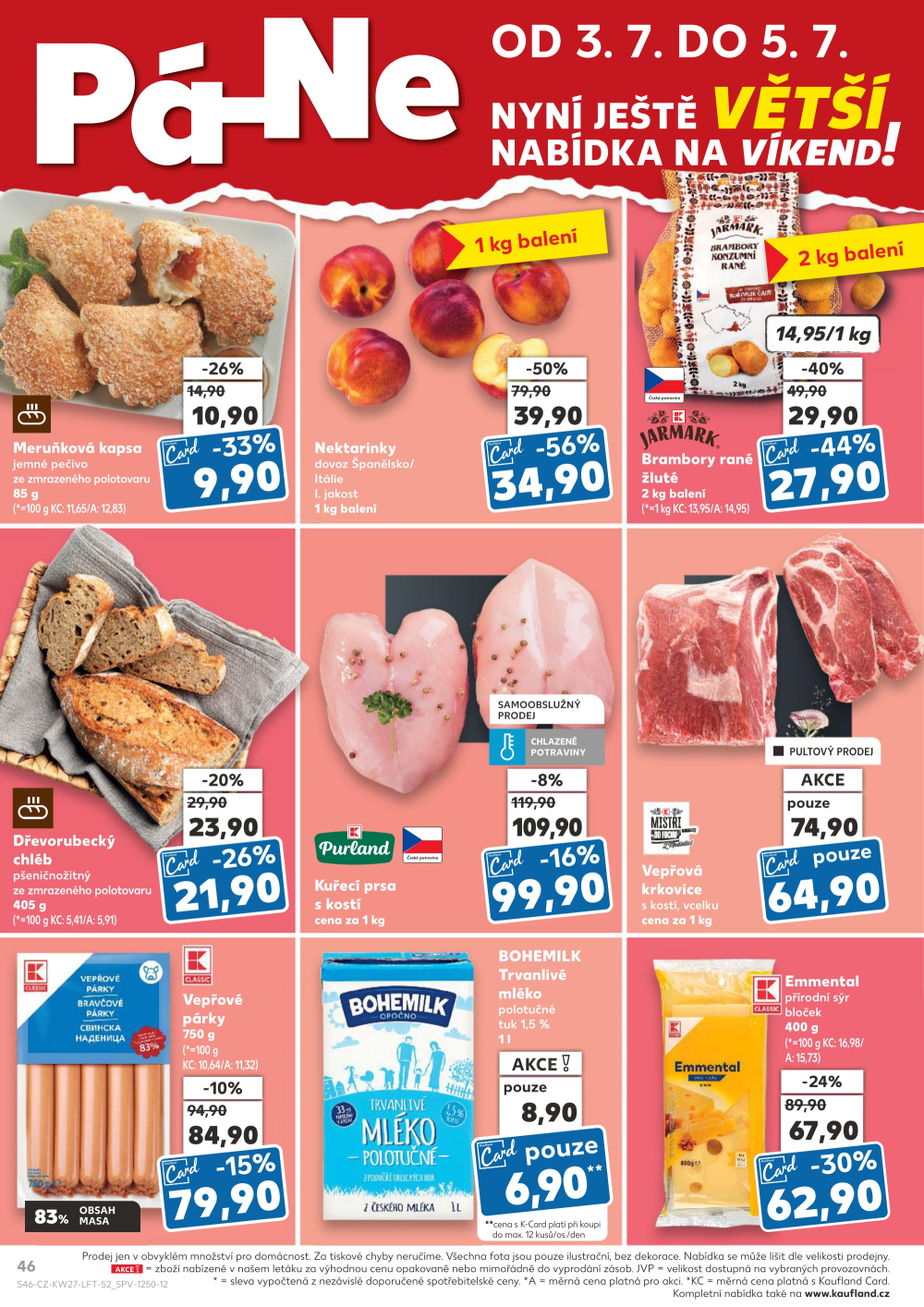 Leták Kaufland leták Praha 6 - Podbaba - strana 46