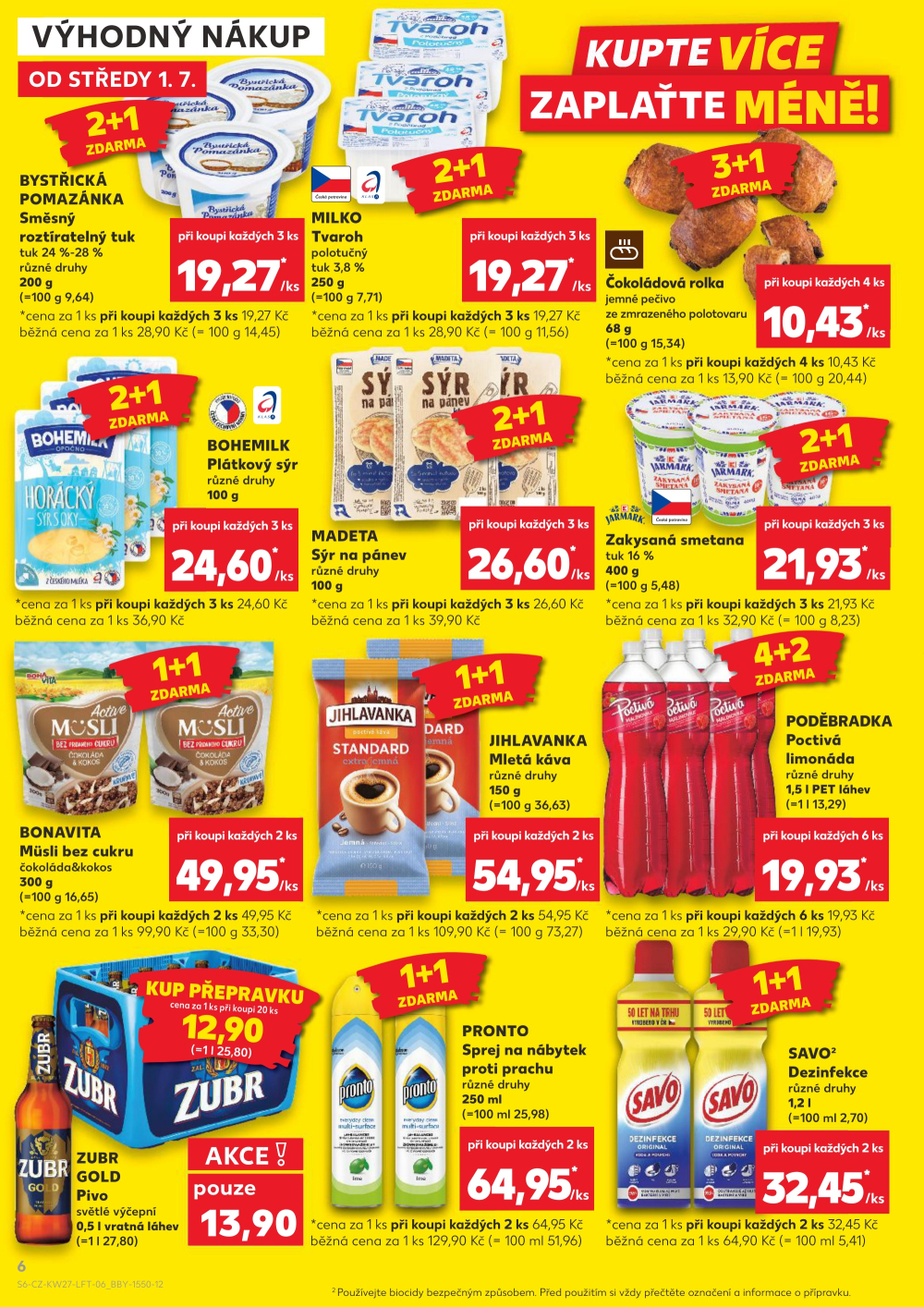 Leták Kaufland leták Praha 6 - Podbaba - strana 6