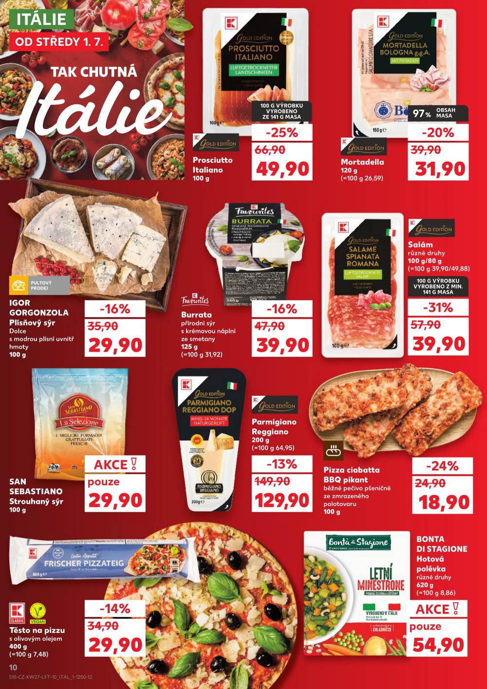 Leták Kaufland leták Praha 3 - Jarov - strana 10