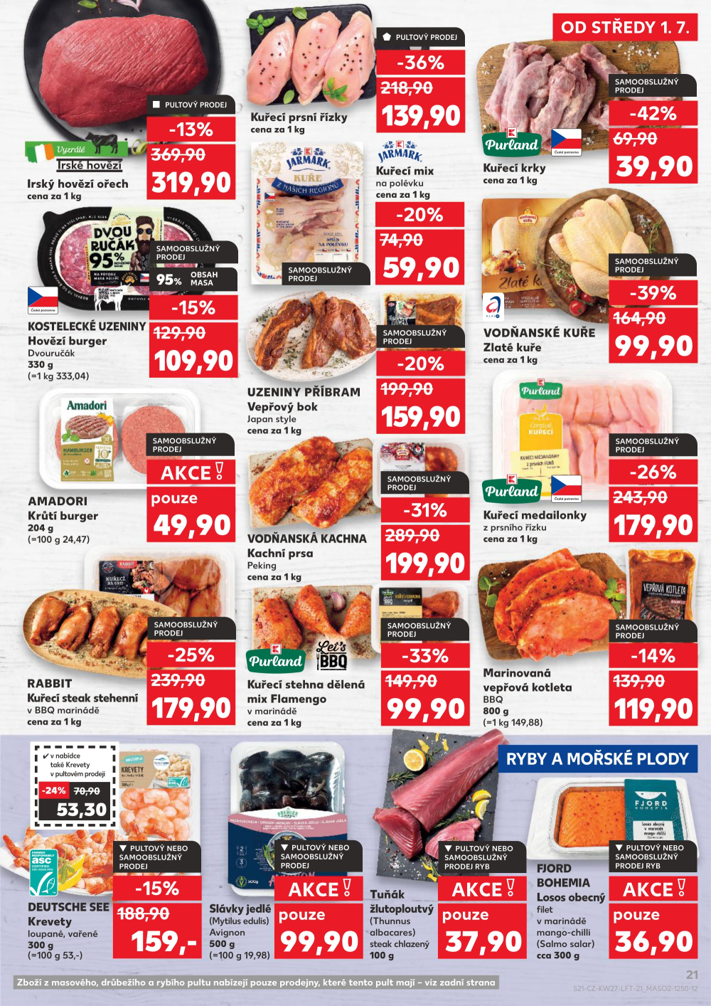 Leták Kaufland leták Praha 3 - Jarov - strana 21