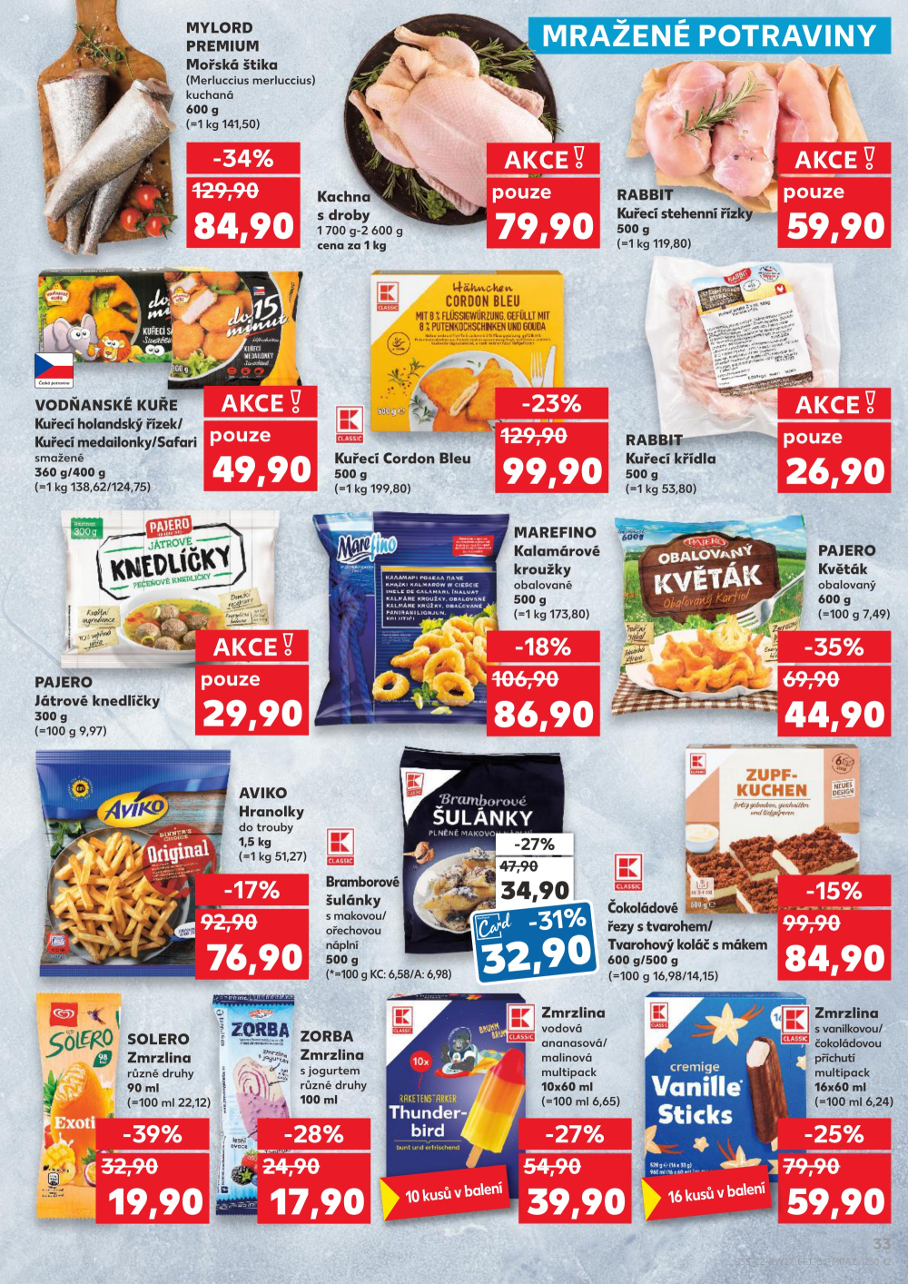 Leták Kaufland leták Praha 3 - Jarov - strana 33