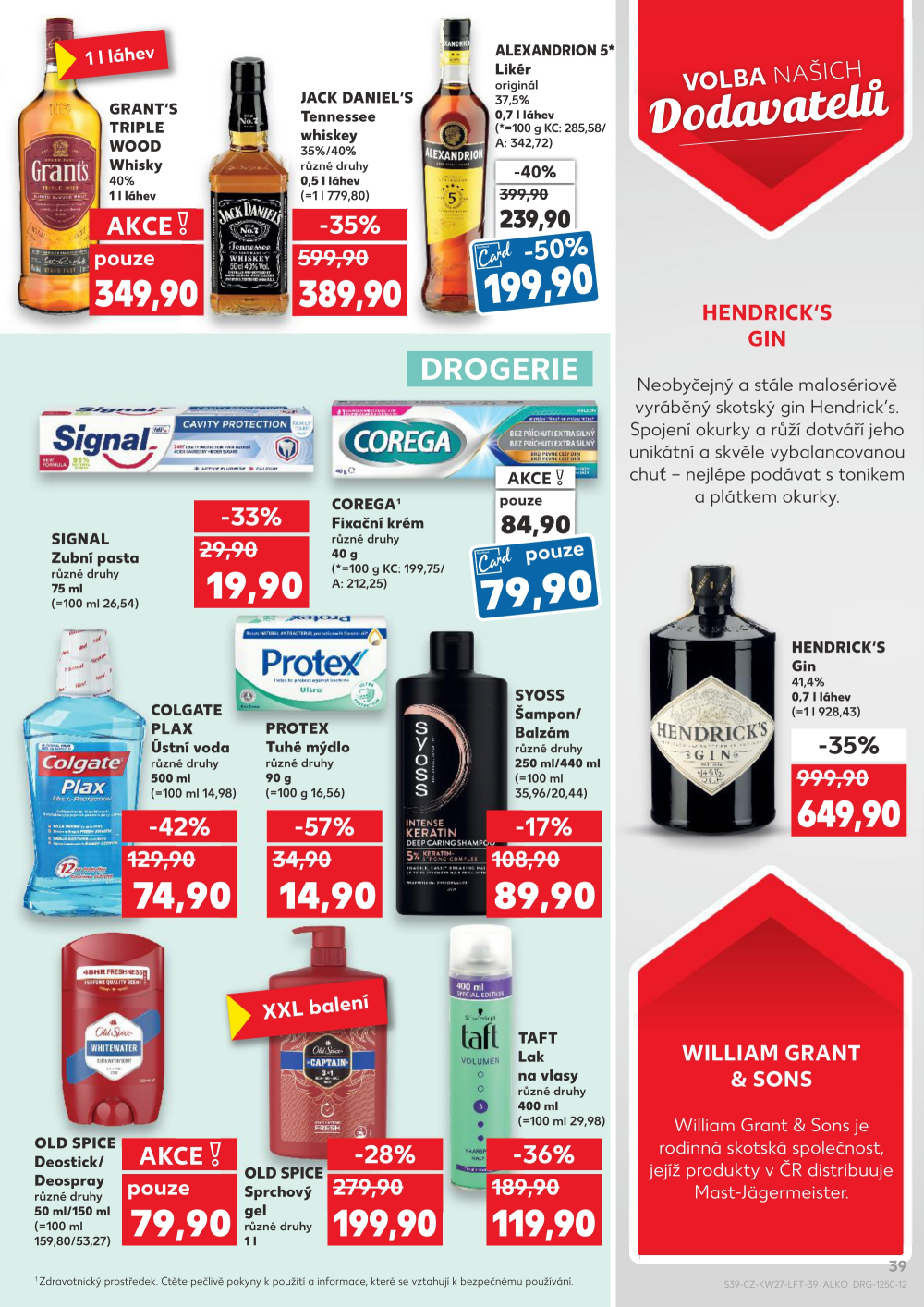 Leták Kaufland leták Praha 3 - Jarov - strana 39