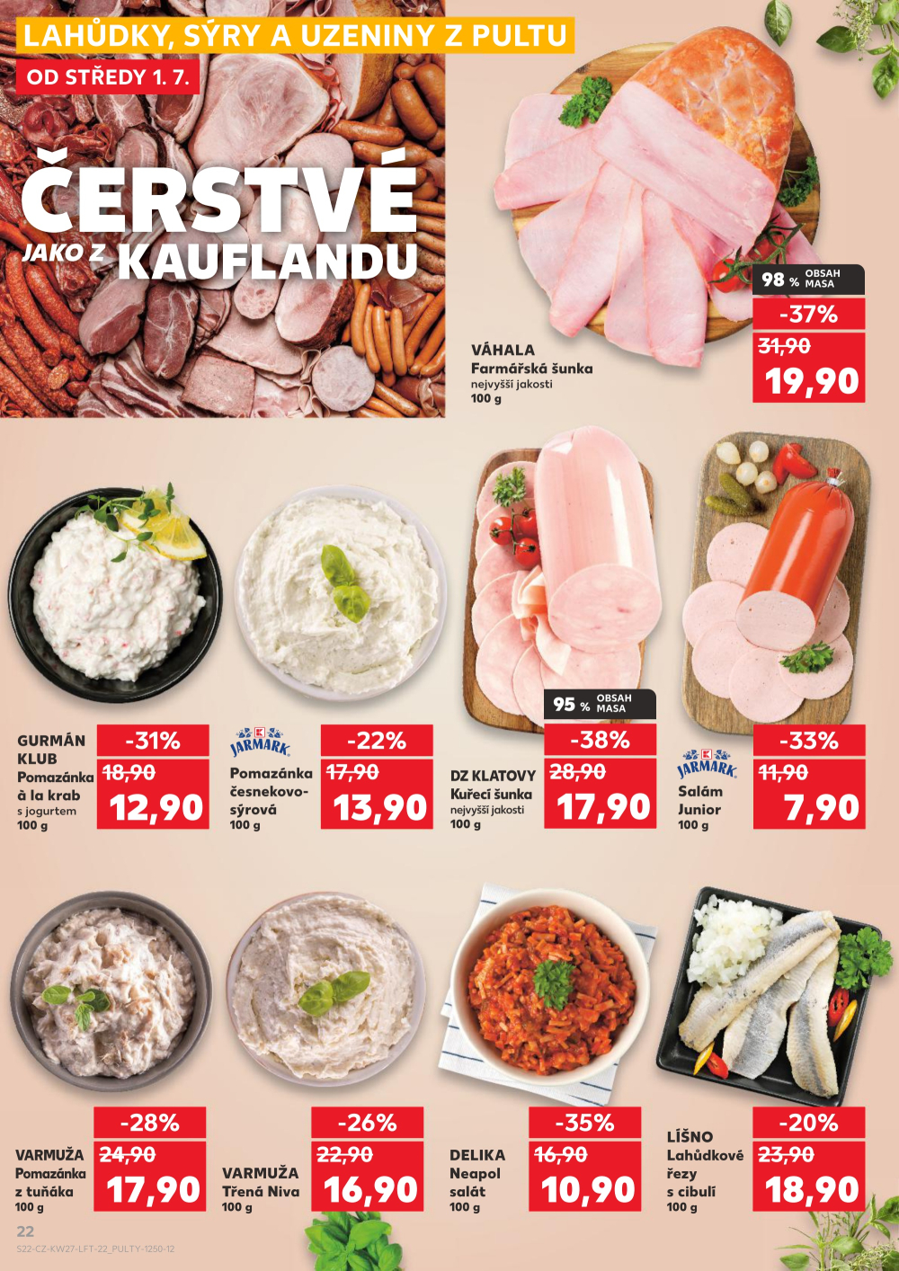 Leták Kaufland leták Praha 4 - Modřany - strana 22