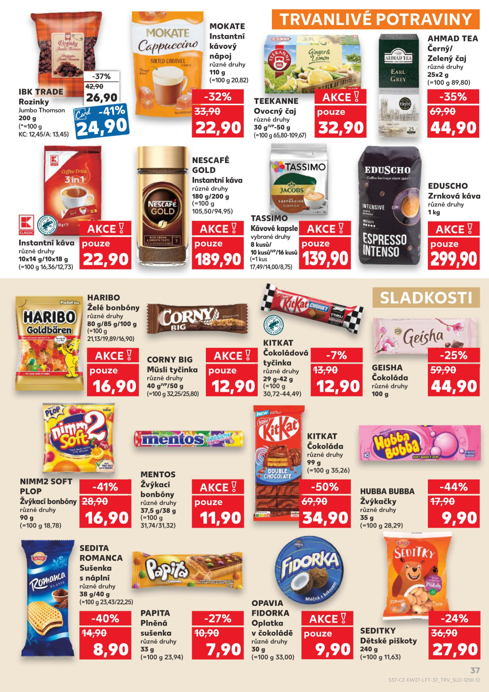 Leták Kaufland leták Praha 4 - Modřany - strana 37