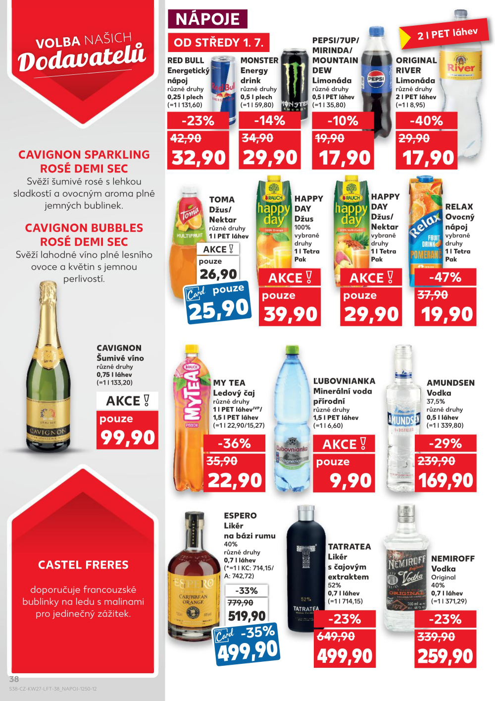 Leták Kaufland leták Praha 4 - Modřany - strana 38