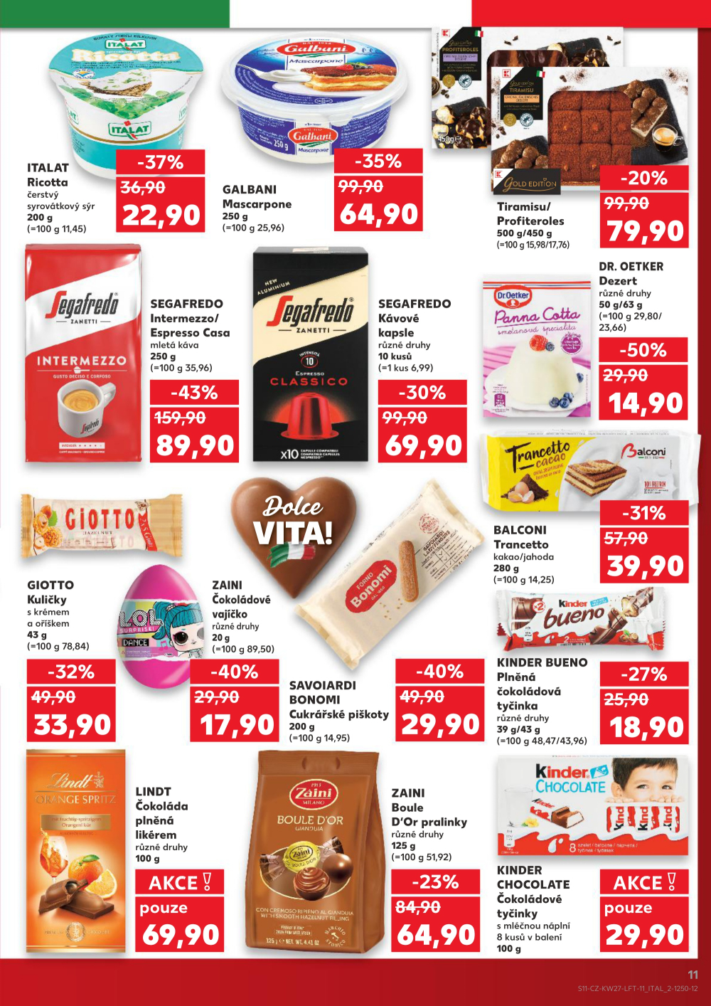 Leták Kaufland leták Praha 4 - Michle - strana 11