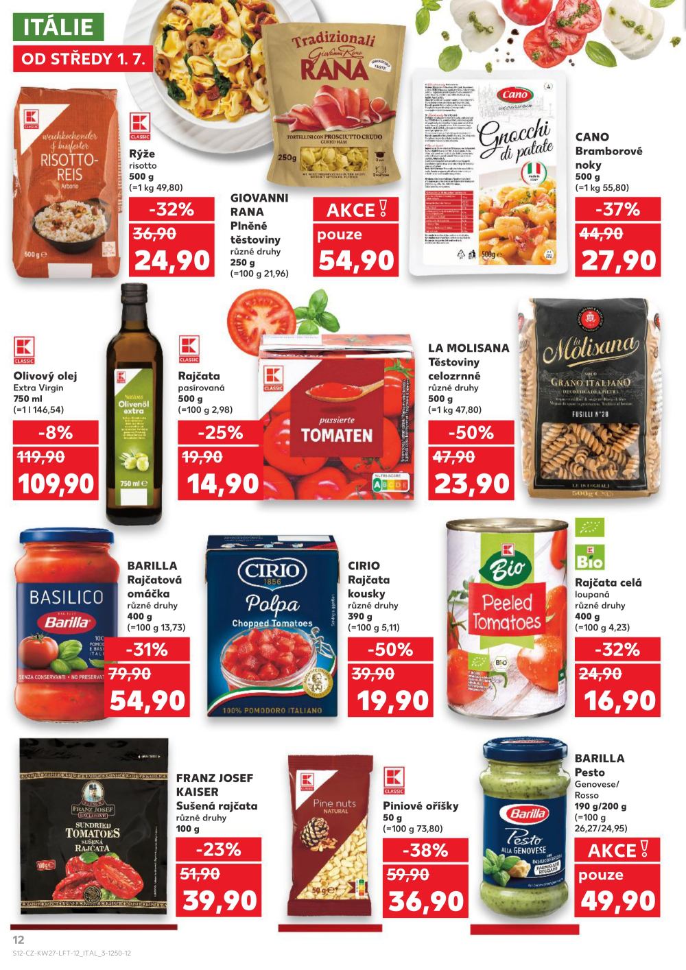 Leták Kaufland leták Praha 4 - Michle - strana 12