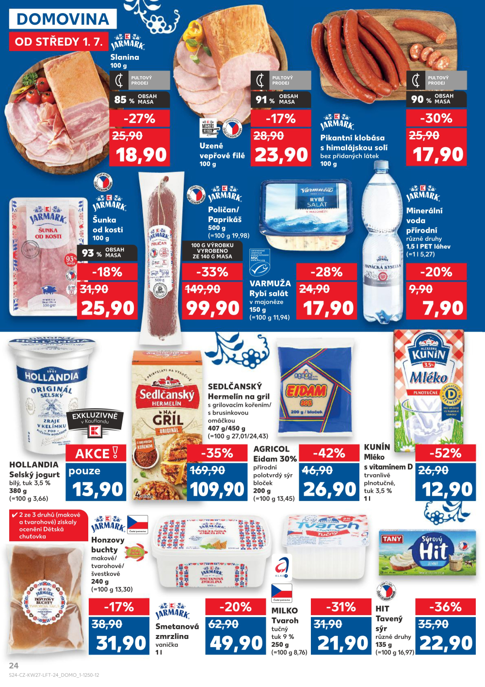 Leták Kaufland leták Praha 4 - Michle - strana 24